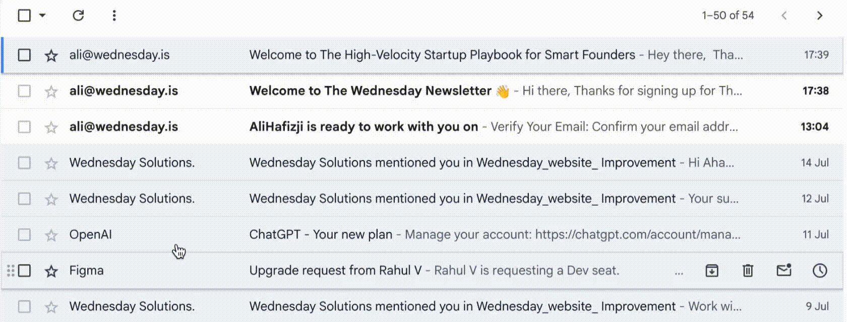 Steps to add the email to contacts