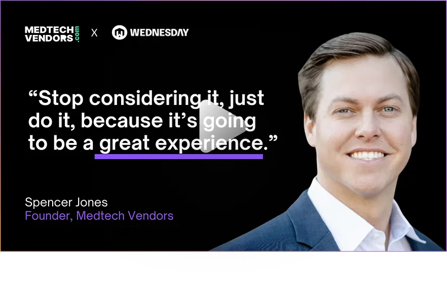Thumbnail of Medtech Venders testimonial.