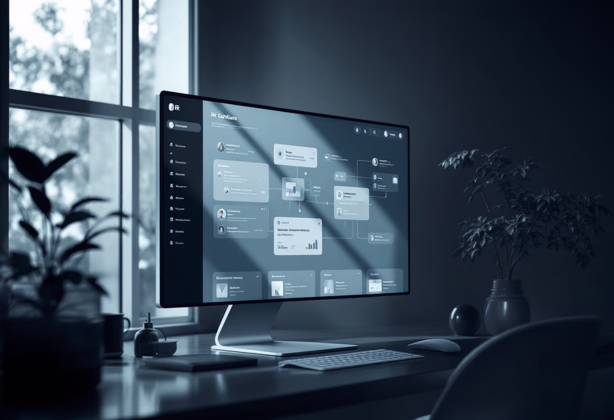[interface] image of cloudbased solutions interface (for a hr tech)