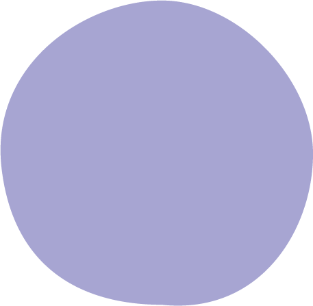 Vijolična ikona, ki simbolizira sonce - grafični element podjetja Kisik.