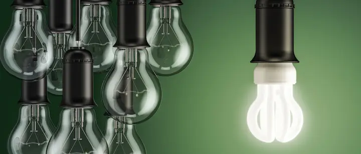 an image of lightbulbs hanging