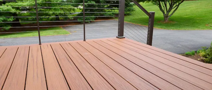 an image of Wooden & composite decking