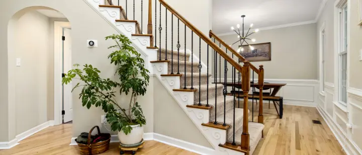staircase in home