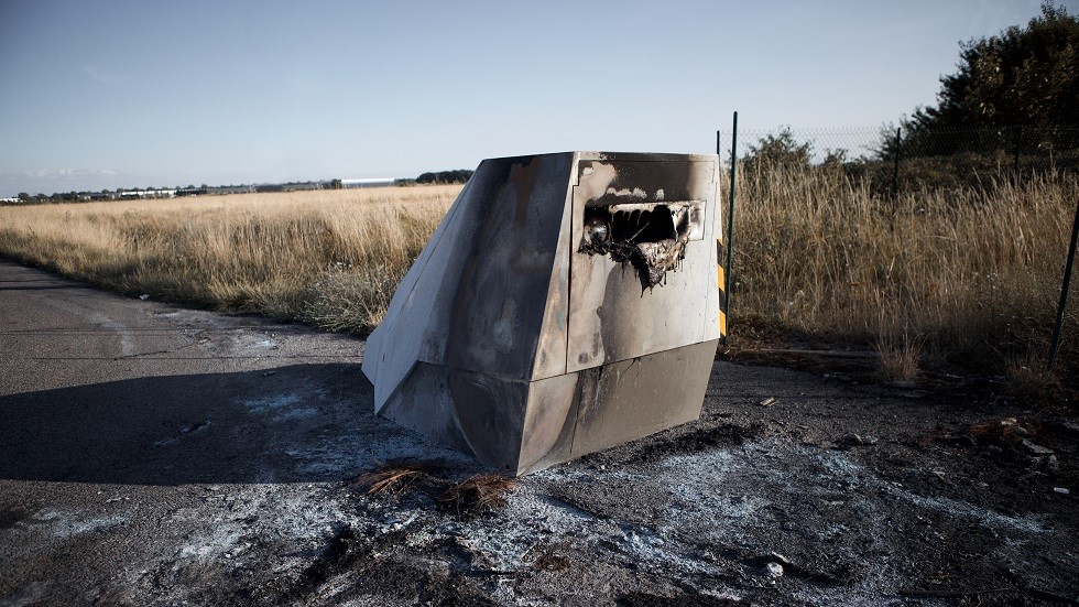 Radar detruit par incendie