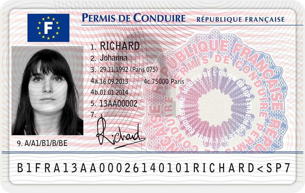 Exemple permis conduire