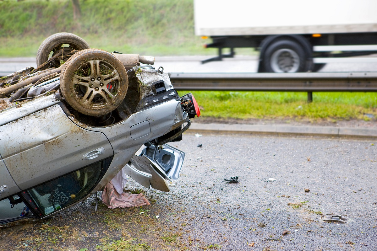 Accident cause par du verglas