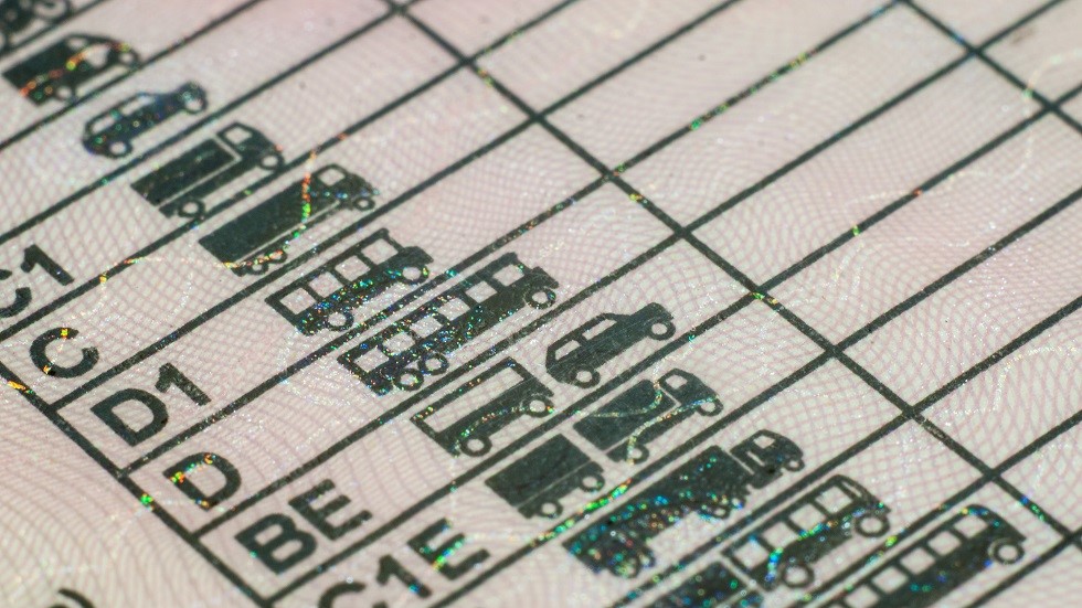 Details permis conduire verso