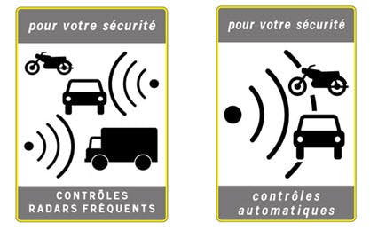 panneaux de radars