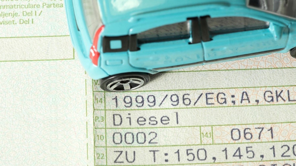Mention diesel carte grise
