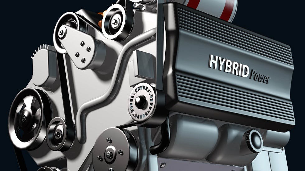 Moteur hybride d une voiture