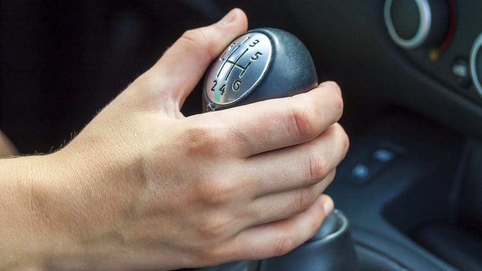 Levier boite vitesse main conducteur