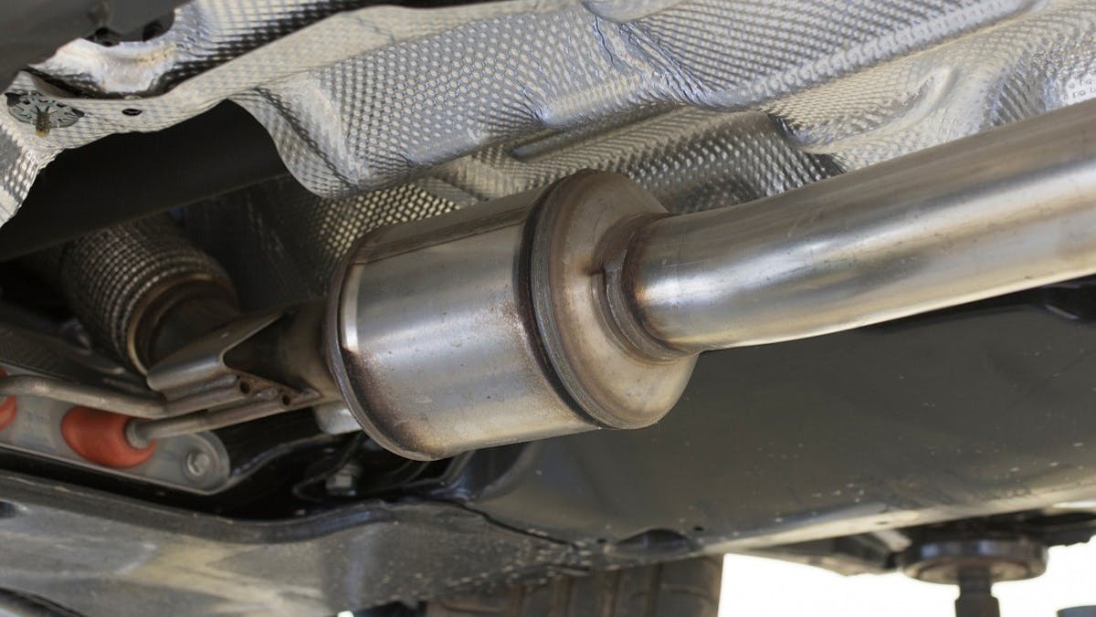 Pot catalytique d'une voiture