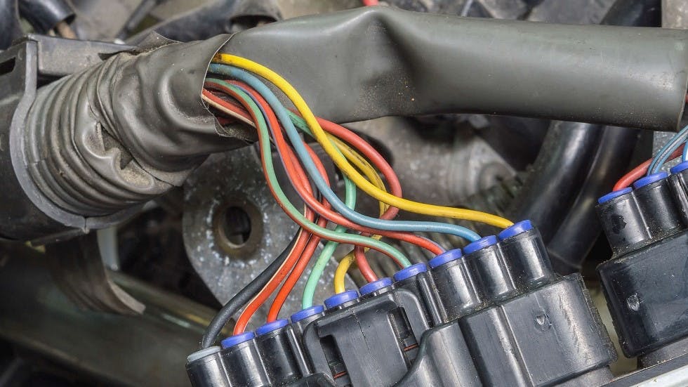 Cables electriques voiture