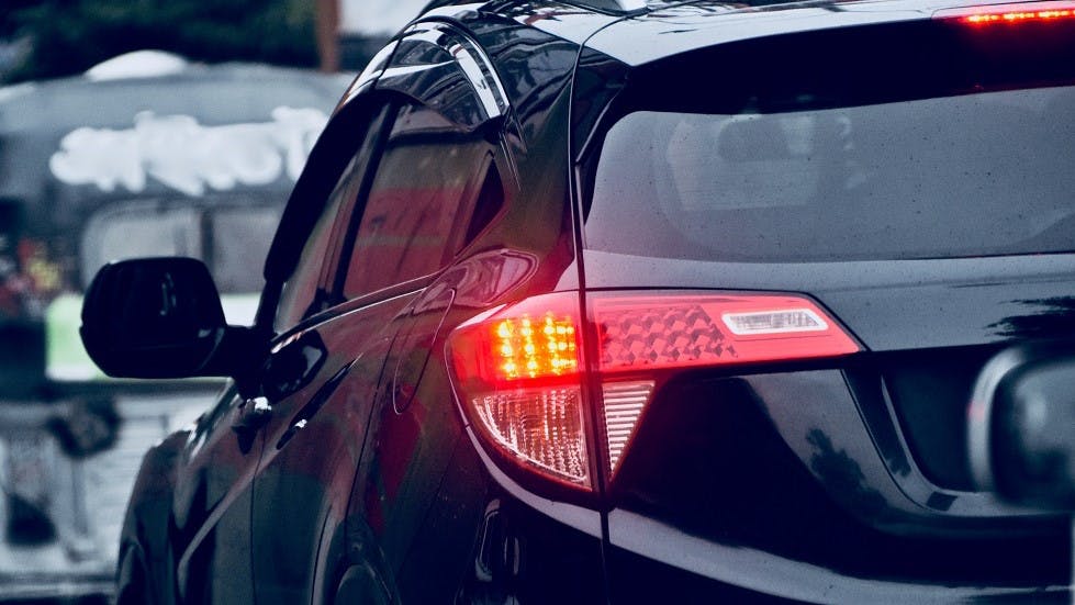 Feu de freinage arriere d une voiture
