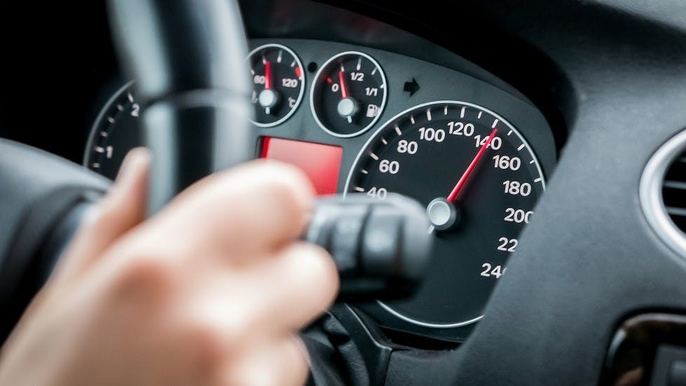 Affichage vitesse sur tableau de bord