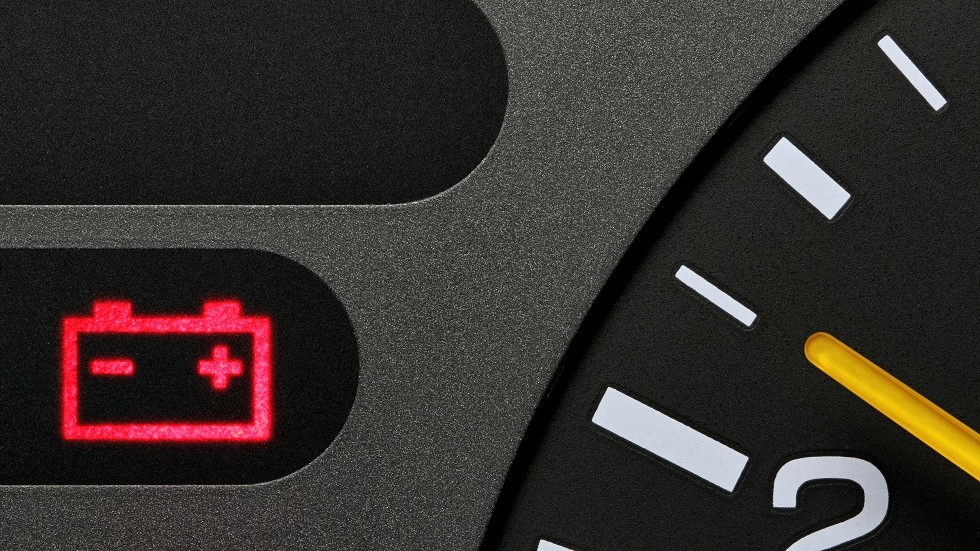 Voyant d alerte representant une batterie