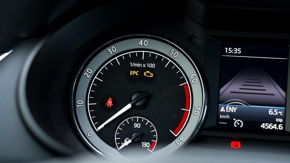 Voyant EPC sur un tableau de bord