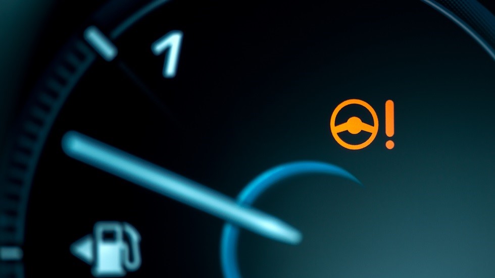 Voyant indiquant un dysfonctionnement de la direction assistee