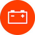Voyant voiture de charge de batterie