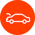Voyant voiture de capot ouvert