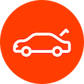 Voyant de voiture de coffre ouvert