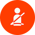 Voyant voiture de ceinture non-attachee