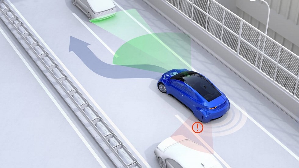 Illustration avertisseur angle mort