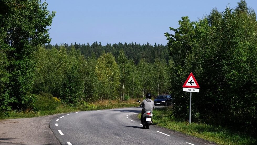 Panneau danger aerien