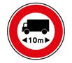 Interdiction de dépasser 10m de longueur