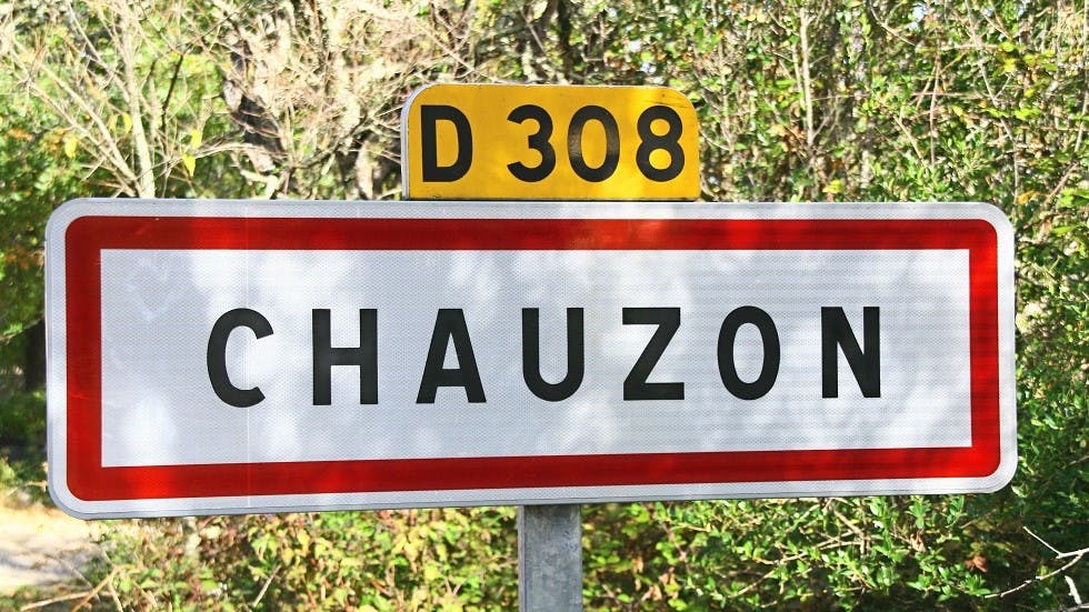 Panneau entree agglomeration chauzon