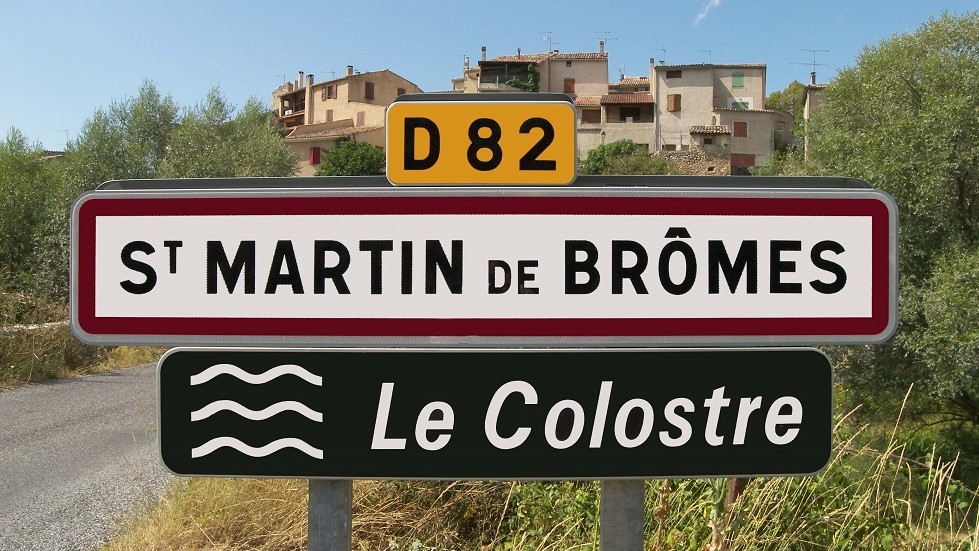 Panneaux localisation agglomeration cours eau