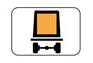 Panonceau de catégorie de véhicule de transport de marchandises dangereuses