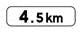 Panonceau de distance M1