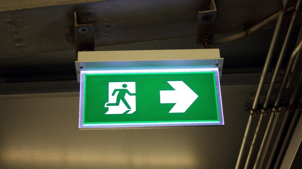Signalisation lumineuse sortie secours