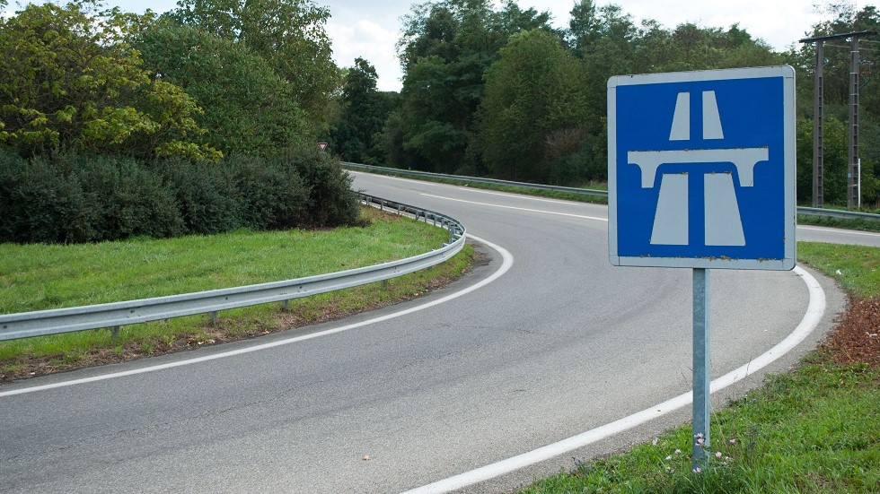 Panneau entree autoroute