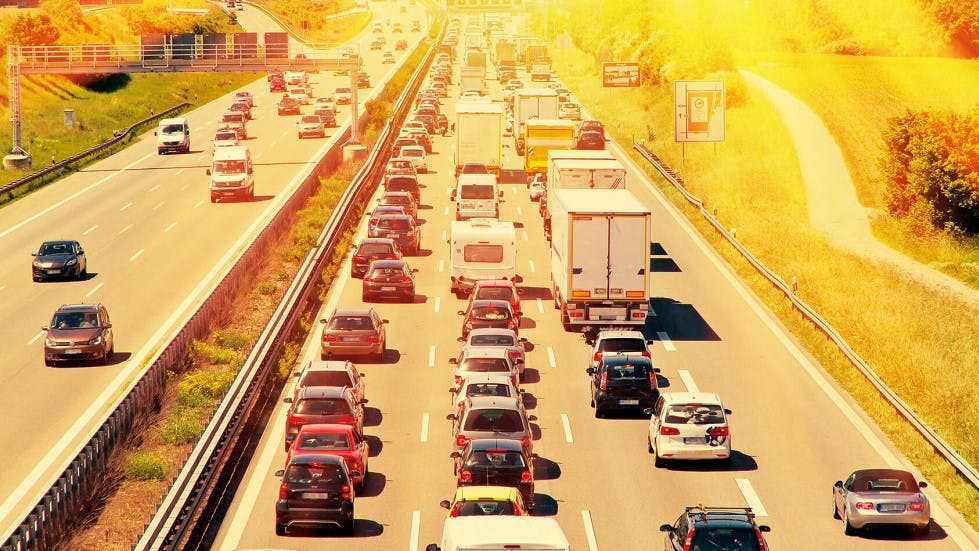 Circulation autoroute canicule