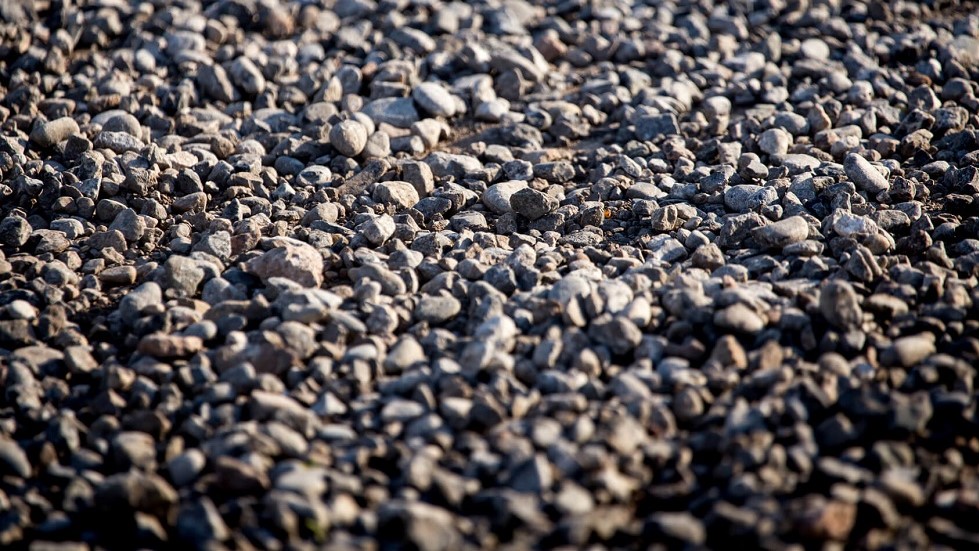 Gravillons revetement route