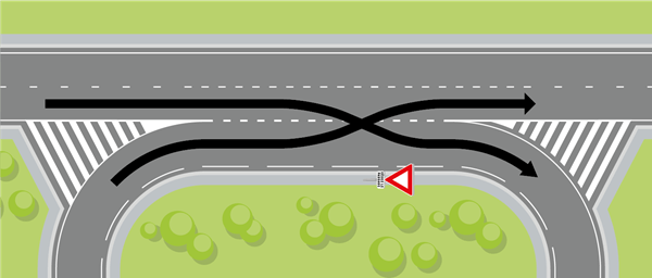 Schema voie entrecroisement