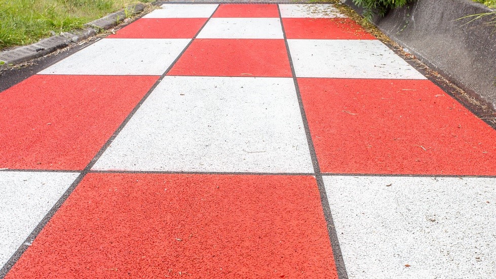 Voies detresse damier