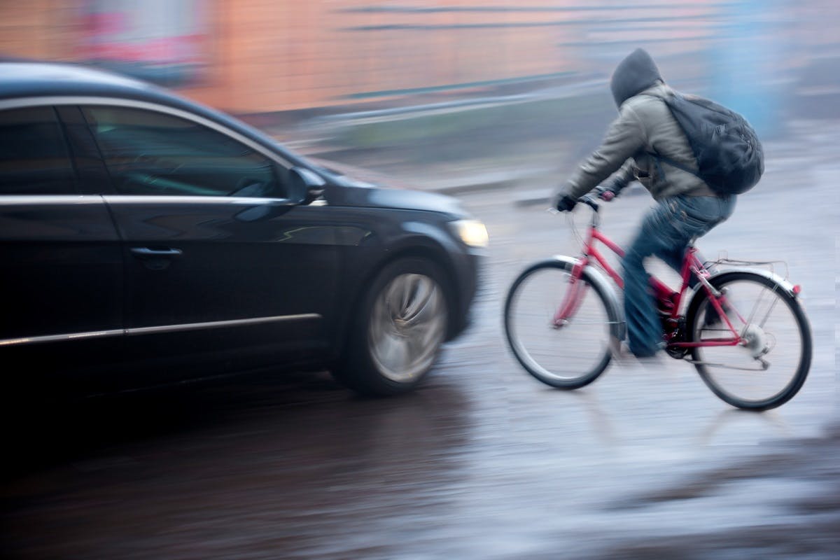Infraction commise par un cycliste