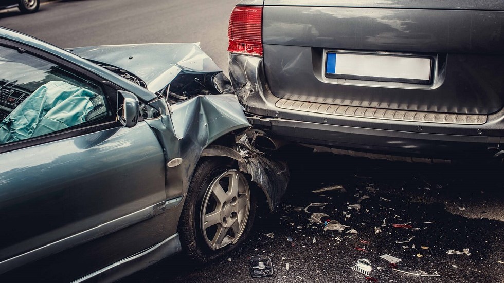 Collision deux voitures