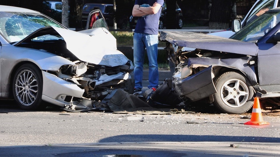 Accident collision deformation airbags