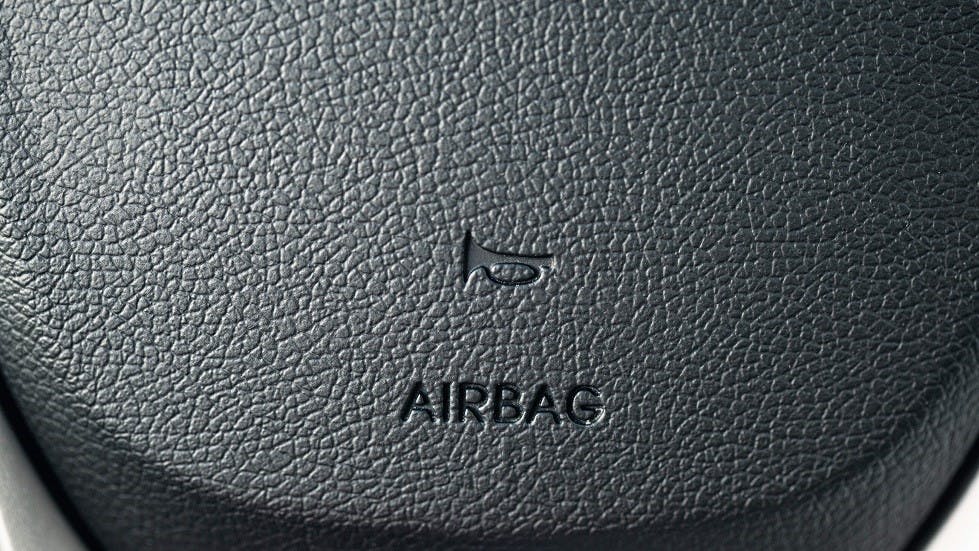 Symbole avertisseur sonore volant voiture