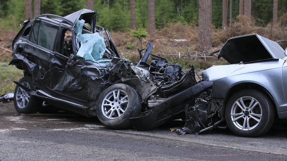 Collision frontale zone accumulation accidents corporels