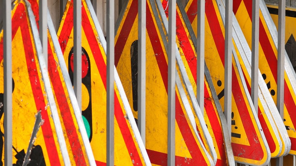 Panneaux dangers temporaires