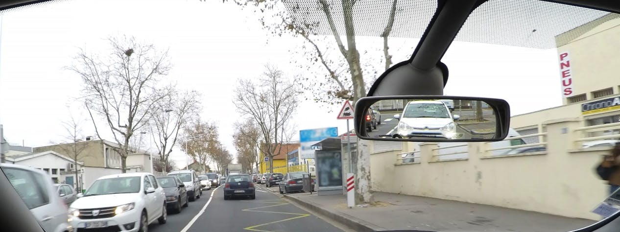 une ligne en zigzag