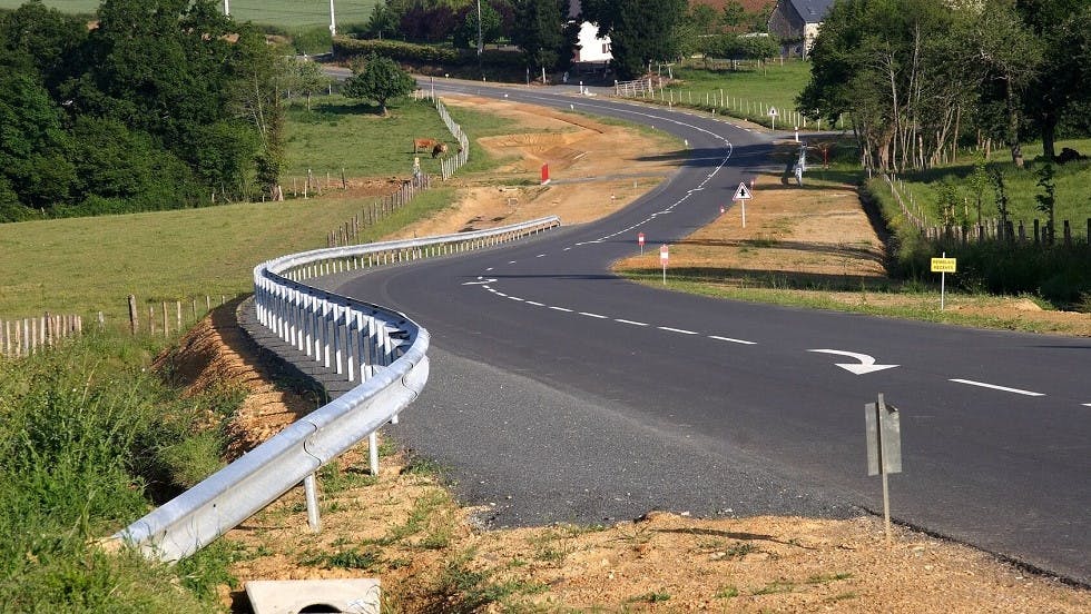 Fleches de rabattement de ligne annonce