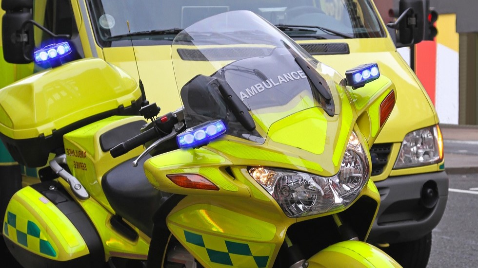 Moto ambulance londonienne