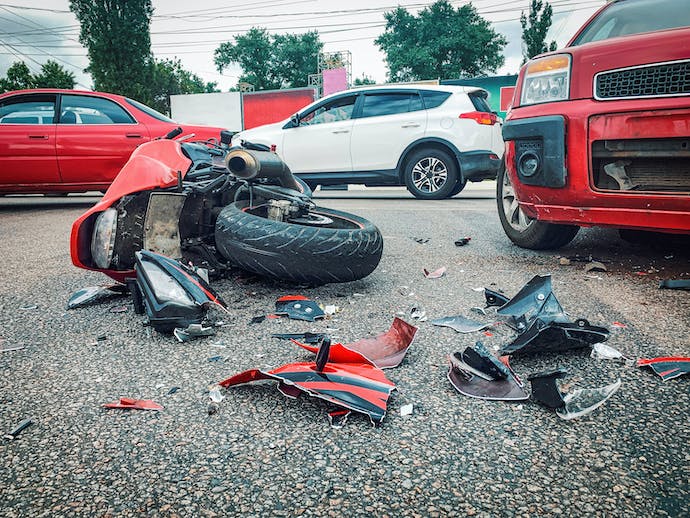 Accident de moto