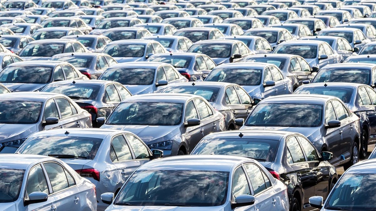 Cocentration de vehicules neufs